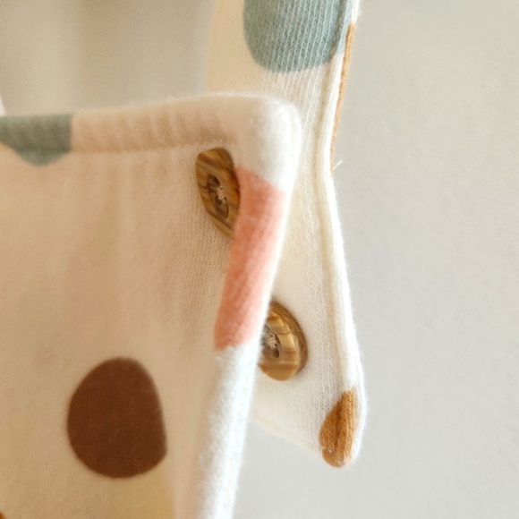 Polka Dot Romper&Headband Set 24 Months with Fleece Animal Pocket - Picture 3 of 8